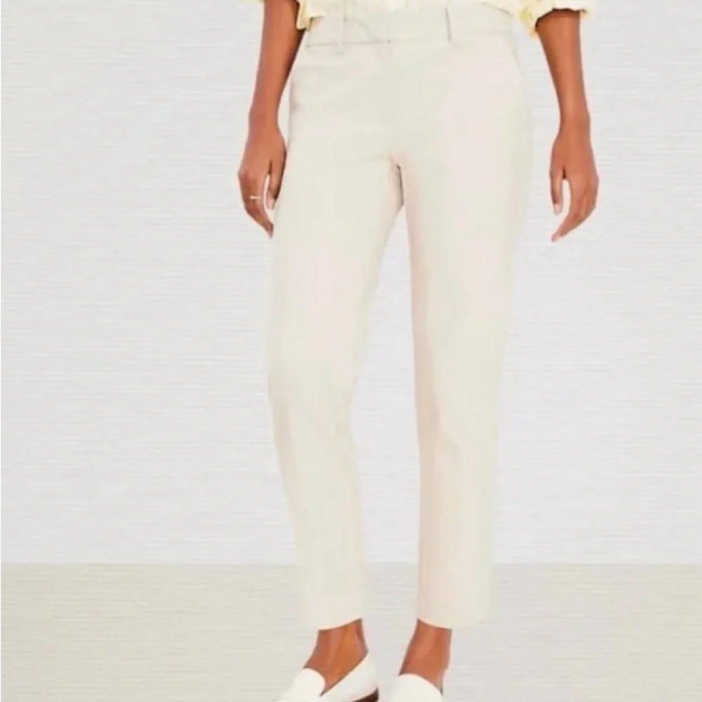 Loft White Marissa Pants✨